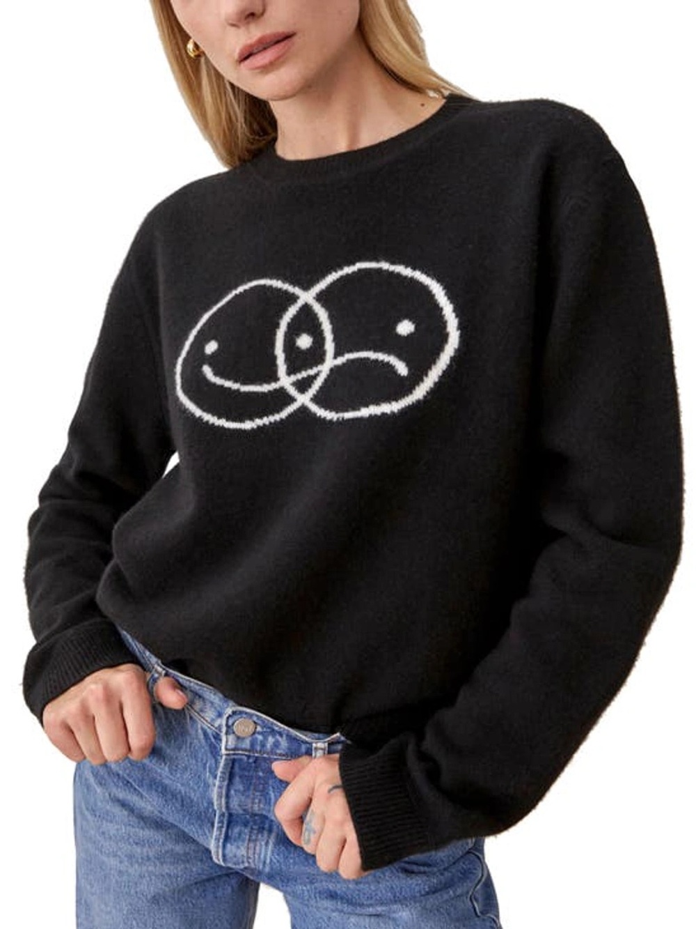 Reformation Mixed Emotions Graphic Sweater